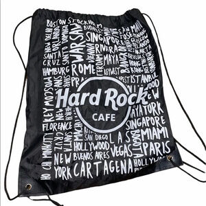 Hard Rock Cafe black travel backpack